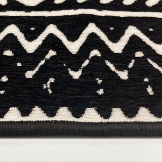 Black and White Area Rugs | Side | Weidan