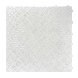 Garage Floor Interlocking Tiles | White | Weidan