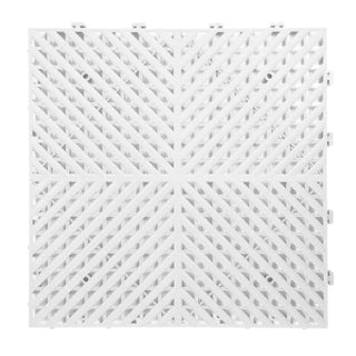 Garage Floor Interlocking Tiles | White | Weidan