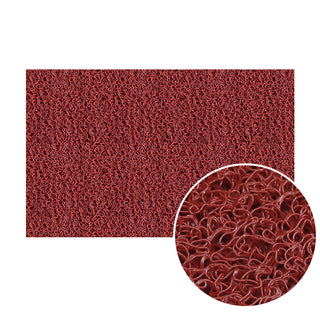PVC Spray Silk Carpet-Dark Red | Weidan