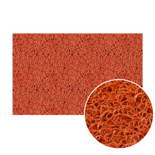 PVC Spray Silk Carpet-Orange | Weidan