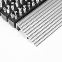 Aluminum Door Mats-DustGuard Brush