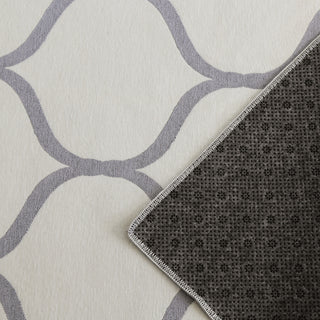 Grey Area Rug | Backing | Weidan