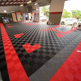 Garage Floor Tile Designs | Display | Weidan