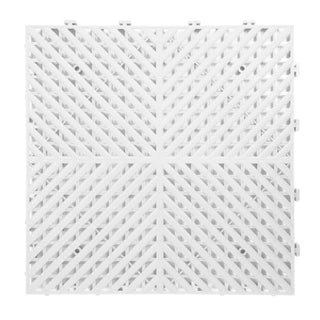 Garage Floor Interlocking Tiles | White | Weidan