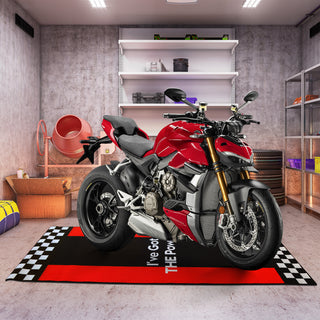 Motorcycle Garage Mat | Display | Weidan