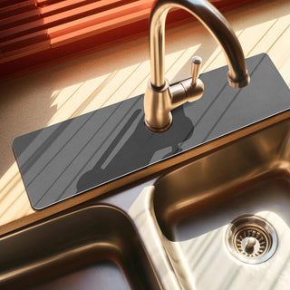 Weidan-Sink Faucet Mat-Gray-short-Display2