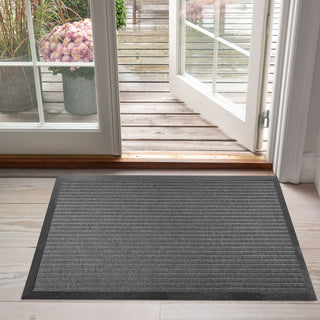 Waterproof Outdoor Door Mats | Gray Display | Weidna