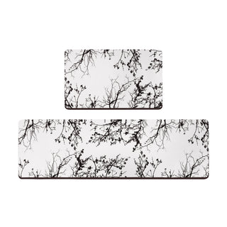 Weidan-Anti-fatigue Kitchen Mat-Black&White Tree