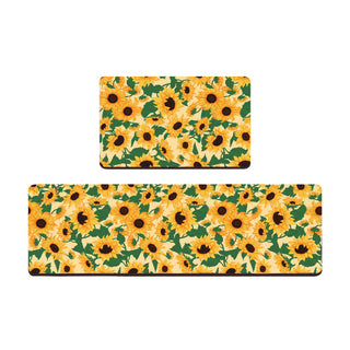 Weidan-Anti-fatigue Kitchen Mat-Yellow Sunflower