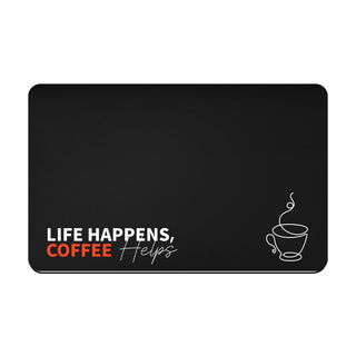 Weidan-Multifunctional Quick-Dry Kitchen Mat-Life Happens Coffee Helps